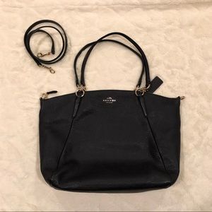 Coach Satchel w/ Top Handles and Crossbody Strap